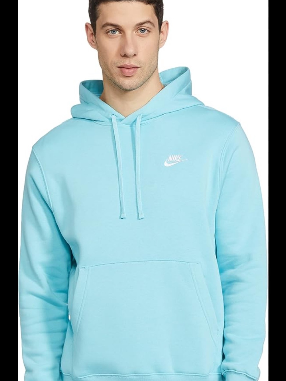 Nike Men’s Light Blue Hoodie Pullover